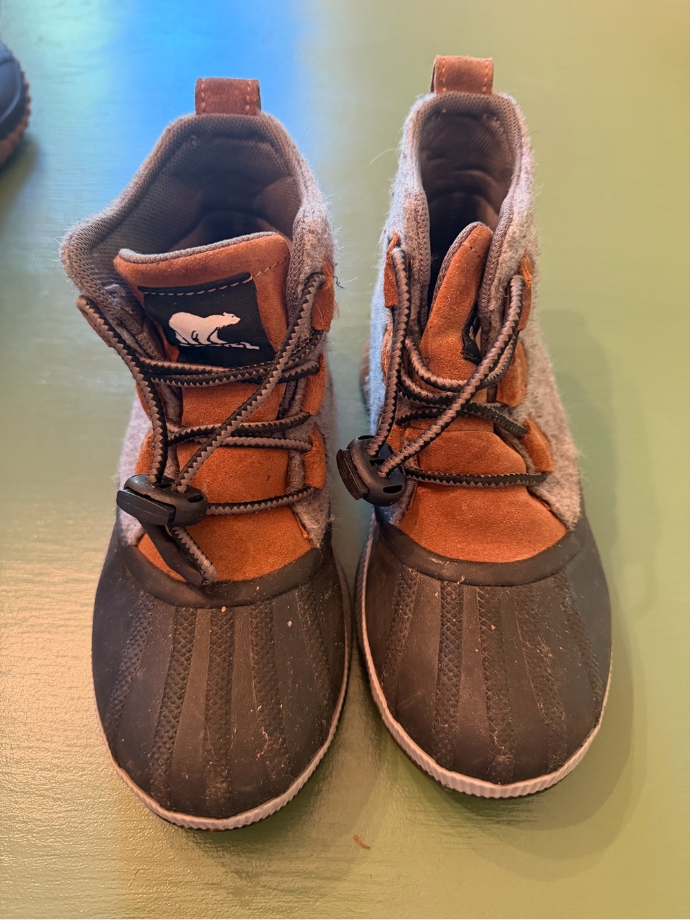 Sorel Kids Brown & Gray Waterproof Winter Boots